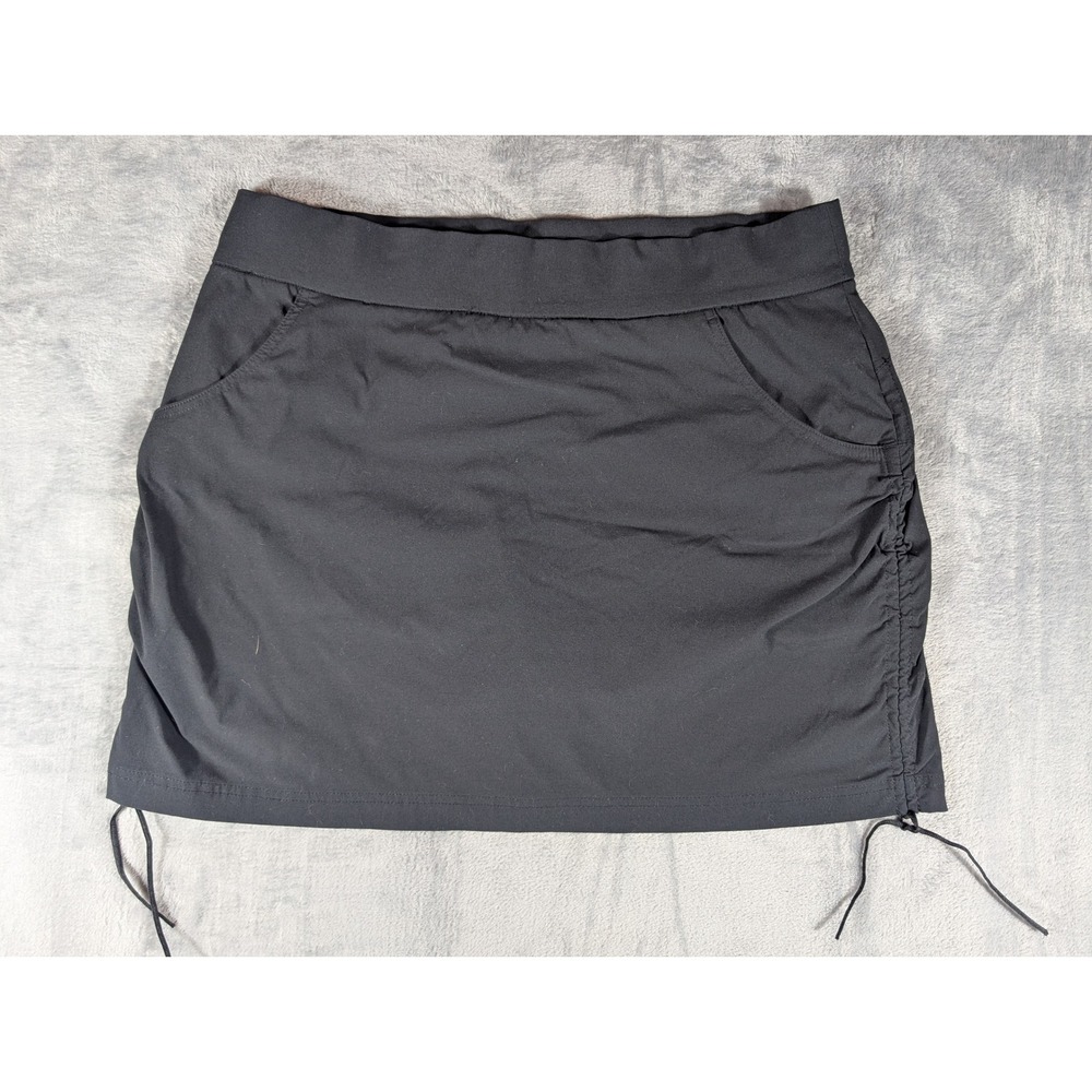 Columbia Women's XL Black Anytime Casual Skort Side Cinch Stretch Hiking Active